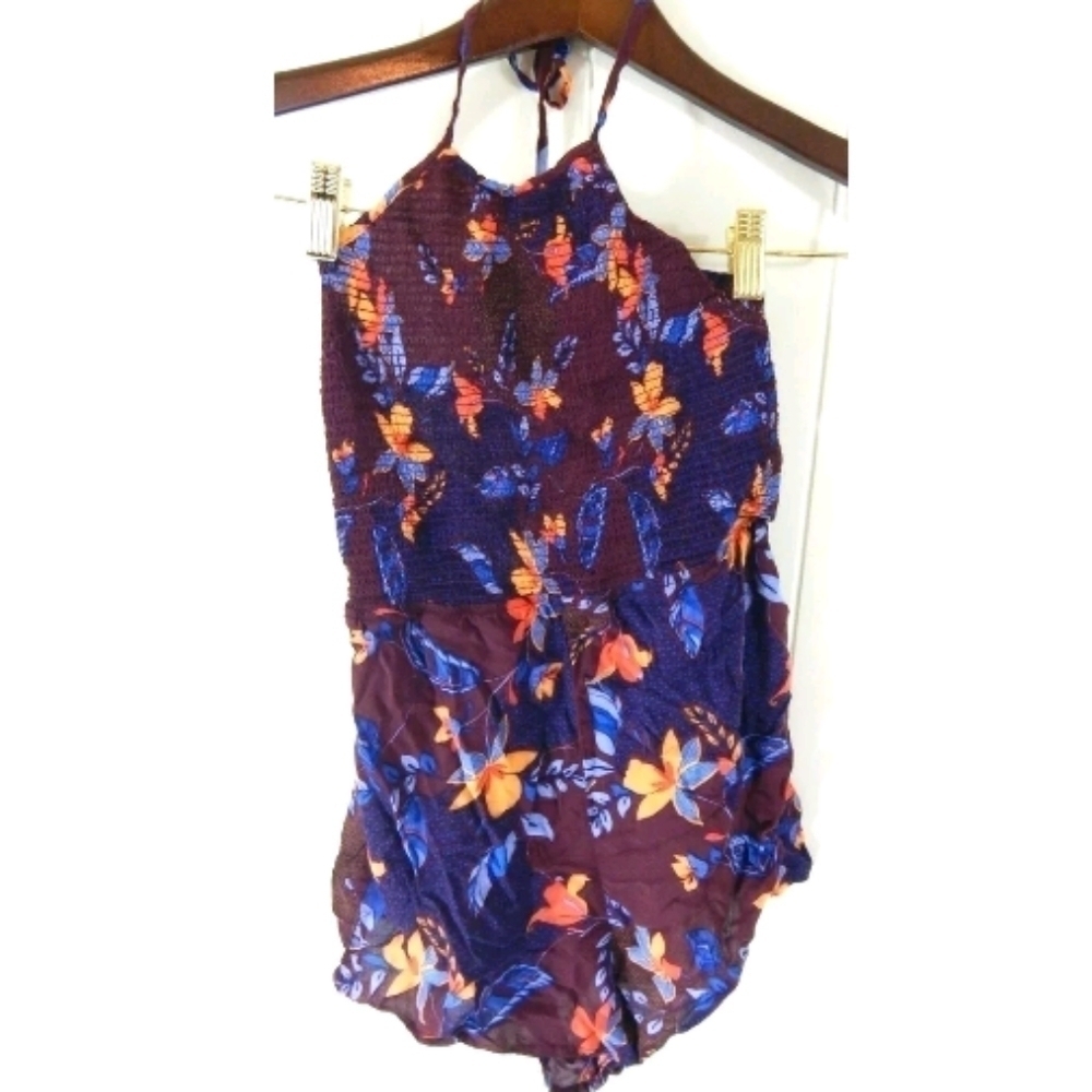 Out From Under Savannah Floral Open Back Romper